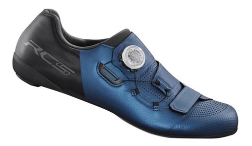 Sapatilha Shimano Rc5 Sh-rc502 Azul Carbono Speed