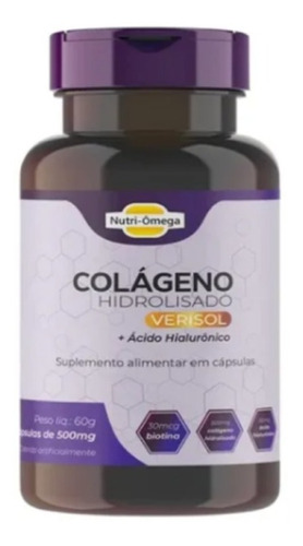 Colágeno Verisol Com Ácido Hialurônico Completo 120 Capsulas
