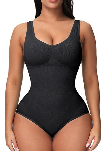 Body Con Cuello En V Para Mujer Con Control De Barriga