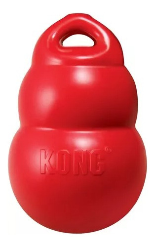 Juguete Kong Bounzer Grande No Toxico Perro Gato Color Rojo