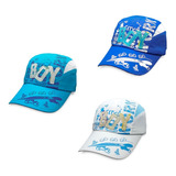 Gorras Por Mayor Con Visera Niños Diseño Skate Boy X 6 Un