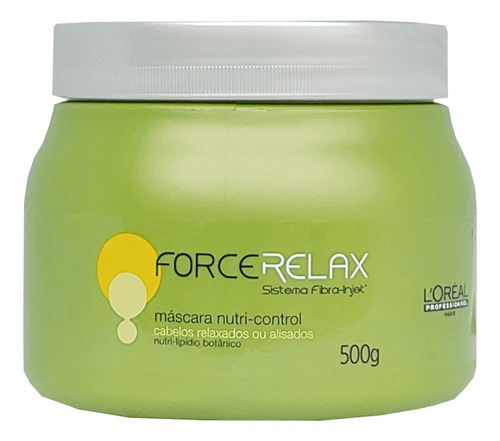 Loreal Force Relax Nutri-control - Máscara De Nutrição 500g