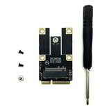 Adaptador M.2 Ngff A Mini Pci-e - Intel Ax200 Ax210 9260