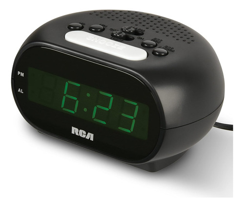 Reloj Despertador Rca Rcd30 Con Pantalla Led Negro