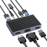 Yottamaster Adaptador Hdmi Usb C, Adaptador Multipuerto Usb.