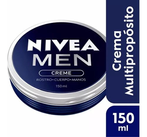  Crema Hidratante Para Cuerpo Y Manos Nivea Men Lata 150ml