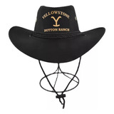 Sombrero De Vaquero De Yellowstone Con Ala Curva