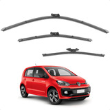 3 Palheta Limpador Parabrisa Diant+tras Vw Up 2014 2015 2016