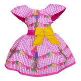 Vestido Festa Junina Infantil Temático Caipira Vários Modelo