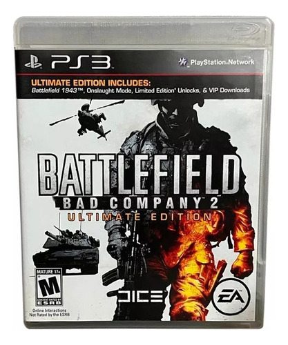 Jogo Battlefield Bad Company 2 Ultimate Edition Ps3 Usado