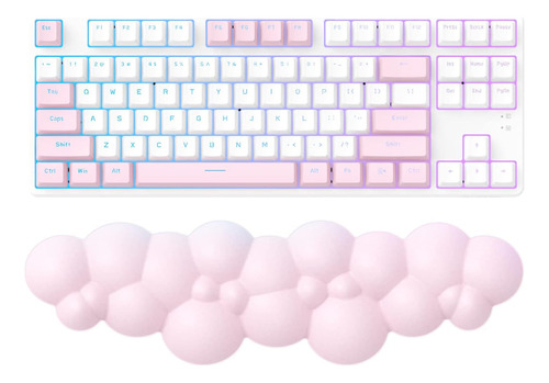 Manbasnake Reposamuñecas Keyboard Cloud De Espuma Viscoelást