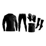 Kit Conjunto Termico Frio Deportivo + Medias Cuello Guantes