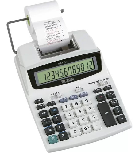 Calculadora De Mesa 12 Dígitos Elgin Ma 5121