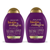Shampoo Y Acondicionador Ogx Biotin Collageno 385 Ml