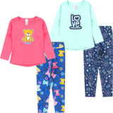 Kit 2 Conjunto Infantil Feminina Roupa Menina Atacado