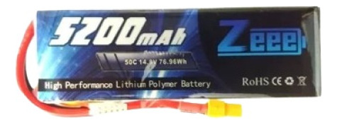 Zeee Power Bateria Lipo 4s 14,8v 5200mah 50c Xt60