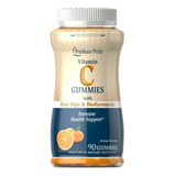 Vitamina C 90 Gomitas Puritan´s Pride Sabor Naranja