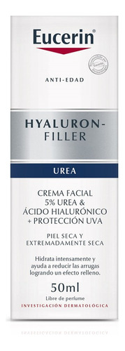 Crema Facial Anti-edad 5%urea | Eucerin Hyaluron Filler 50ml Tipo De Piel Piel Seca A Extremadamene Seca