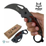 Canivete Tático Fox Karambit Mod.478 Tala G10-clip Cinto