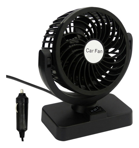 Ventilador Con Base Para Auto 12v Con 2 Velocidades Potente