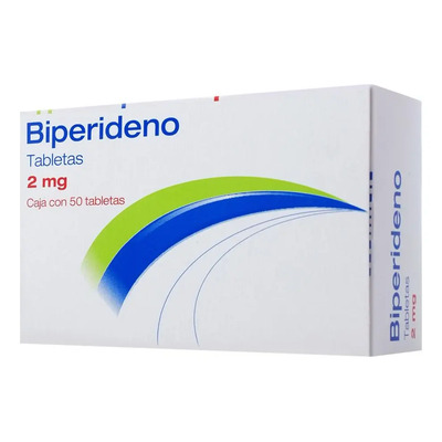 Biperideno Tabletas 2 Mg, 50 Tabletas | MercadoLibre