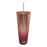 Studded Starbucks Rosa Degradado Cold Cup