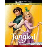 4k Ultra Hd + Blu-ray Tangled / Enredados