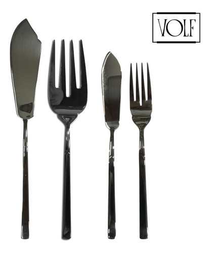 Volf Focus Set 13 Cubiertos Pescado Tenedor Cuchillo Acero