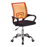 Silla Escritorio Oficina Luxor Girat. Comfort 2108 Naranja