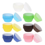 Pack 100 Cápsulas Mini De Colores Para Cupcakes 5cm