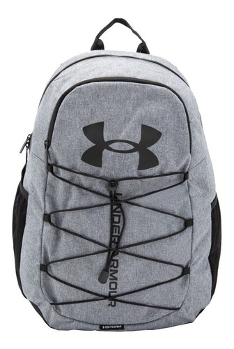 Mochila Unisex Under Armour Hustle Sport, Gris Y Negra