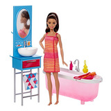 Baño Y Muñeca Barbie