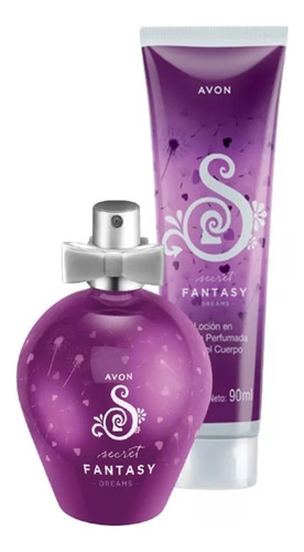 Avon Set Secret Fantasy Dreams Perfume + Crema