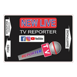 Interface De Áudio Reporter Tv New Live Para Smartphone Fone
