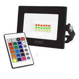 Reflector Led 20w Rgb Colores Ip65 Exterior Control Remoto