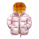 Chaqueta Impermeable Niños Abrigo Invierno Grueso Brillante