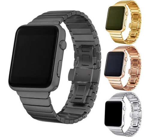 Malla Iwatch Metalica Acero Apple 38 40 42 44mm Serie  2 3 4