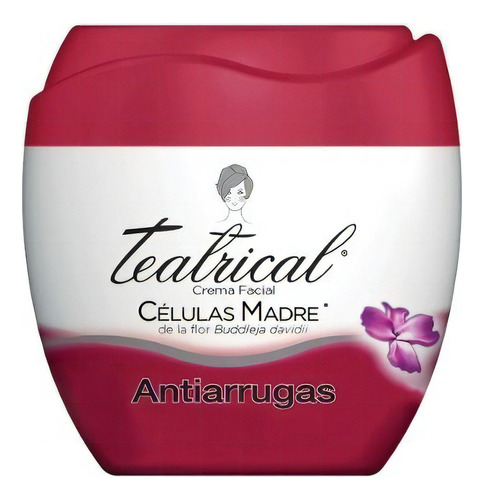 Crema Facial Antiarrugas Teatrical Células Madre Para Todo Tipo De Piel De 200g