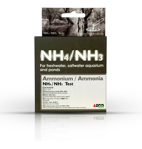 Nh4/nh3 Test Amonio Y Amoniaco Azoo Acuario Marino