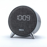 Bocina Bluetooth Reloj Despertador Ihome Ibt235g Carga Usb