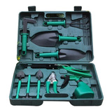 Set Herramientas Kit Jardineria Jardin 10 Pzas Huerta Valija