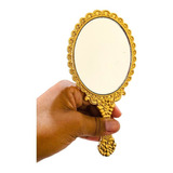 Abebê Espelho Tamanho Medio Oxum Umbanda Dourado Promoção