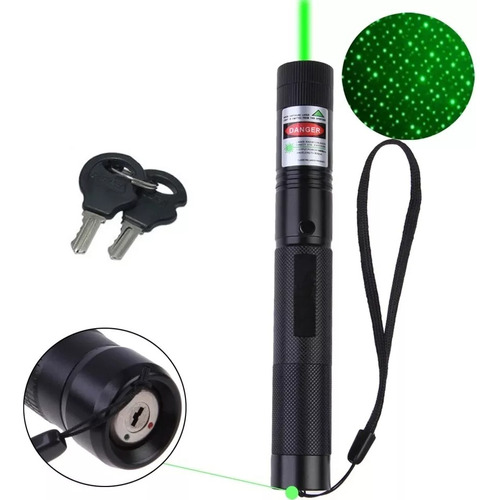 Apuntador Laser Verde Puntero Potente Recargable 2,000 Mw