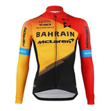 Jersey Ciclismo Ruta Mtb Bahrain Manga Larga