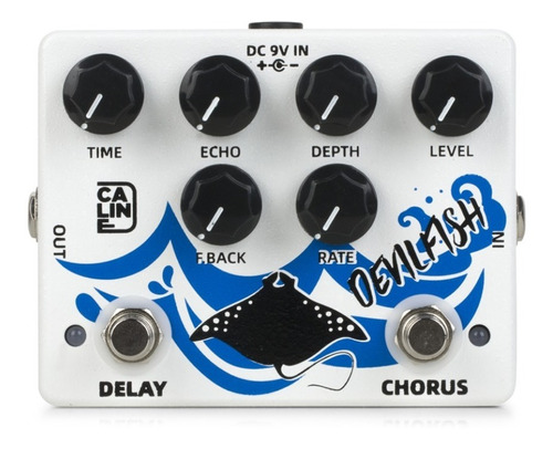 Pedaleira Caline Dcp-03 Devilfish Chorus Delay+ Nf+ Garantia