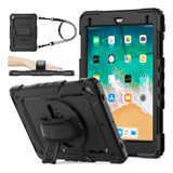 Capa Para iPad 6 5 Gen Air 2 9.7 Anti Impacto Seymac Preto