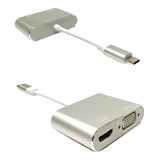 Kit 20 Cabo Conversor Adaptador Type C Usb 3.1 P Hdmi 4k Vga