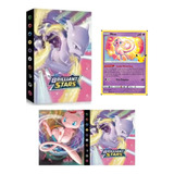 Álbum Porta Cartas Pokémon Mewtwo + Carta Mew Celebrações 