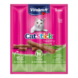 Snack Vitakraft Cat Stick Classic Pollo Y Hierba Gatera 18kg