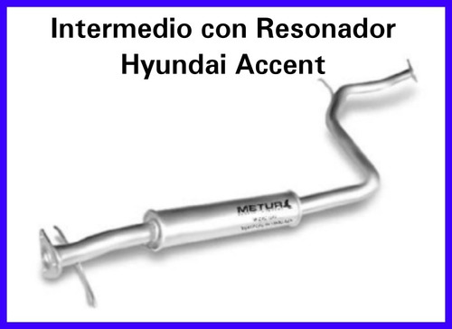 Silenciador Hyundai Accent / Dodge Brisa  Foto 4